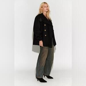 Denimist Oversized Peacoat